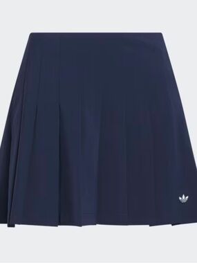 adidas Navy Pleated Skort